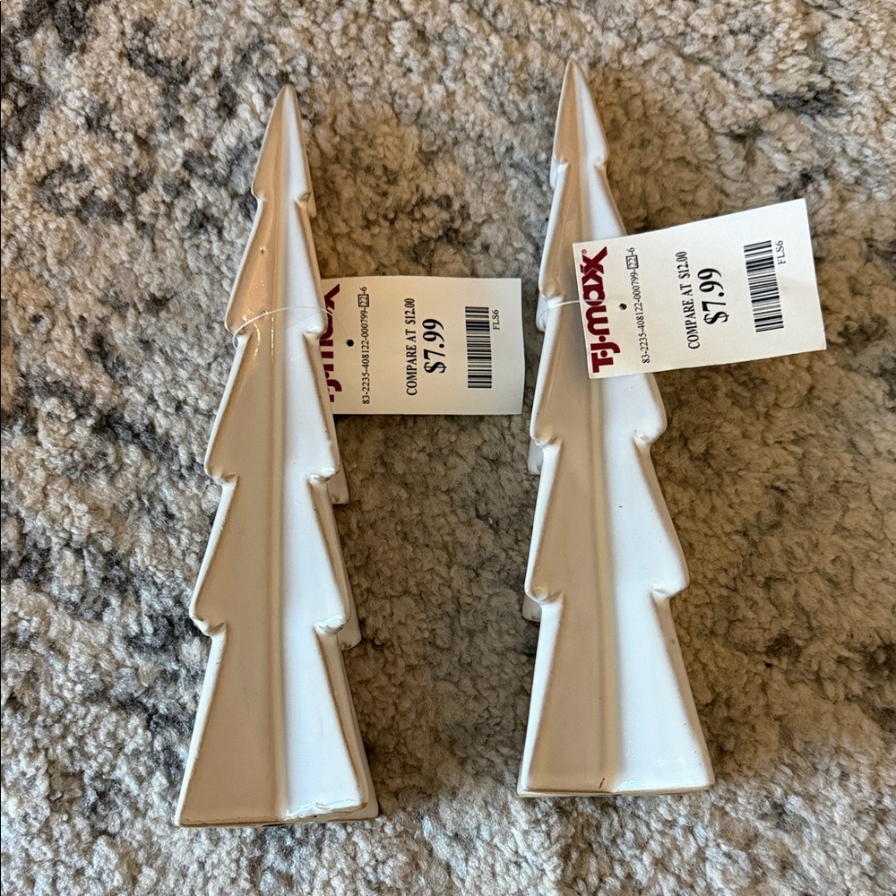 T.J.Maxx White Ceramic Tree Decor